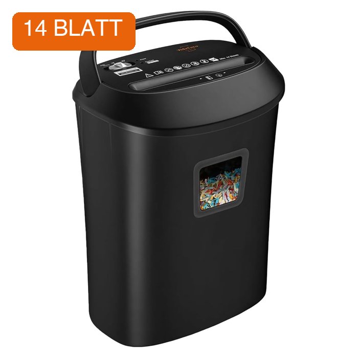 VidaTeco Paper Shredder, 14-Sheet Cross Cut